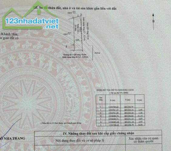 Bán nhà 3 tầng lô góc dt102m  Hẻm Lê Hồng Phong, Phước Tân,Nha trang,TTTP giá chỉ 6 tỷ 500 - 5