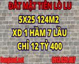 5x25 Mặt Tiền Lò Lu Quận 9 12 tỷ 400 Ngang 5m Trung Tâm Kinh Doanh Tốt, XD 1 Hầm 7 Lầu