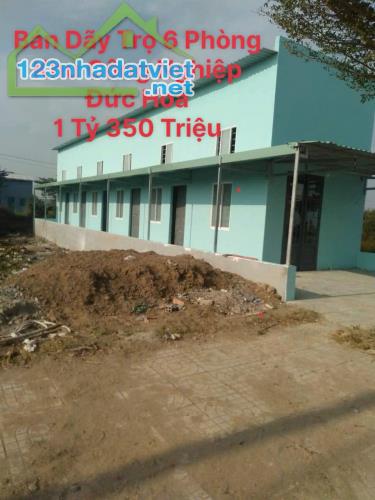 Bán dãy trọ 5 phòng + 1 kiốt 120m2 , 5x24 KCN ĐỨC HÒA