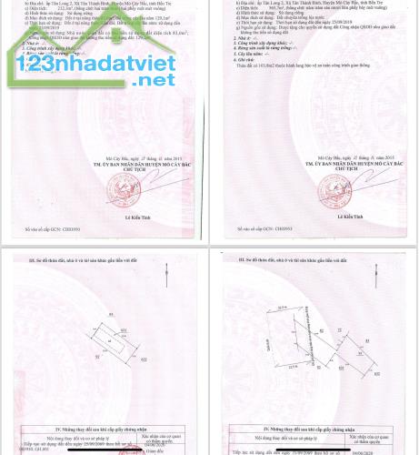 CHÍNH CHỦ Cần Bán Nhà Và Đất Mặt Tiền QL 60 Tại Xã Tân Thành Bình, Mỏ Cày Bắc, Bến Tre - 1