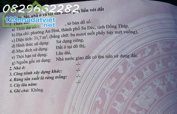 Bán đất mặt tiền đường Nguyễn Tất Thành Sa Đéc Đồng Tháp - 1