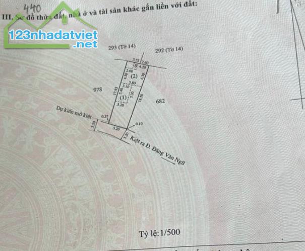 Bán đất 104,5m2 Kiệt ôtô Lê Minh thông Đặng Văn Ngữ, phường An Đông, TP Huế - 4