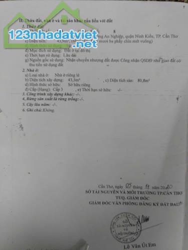 CHÍNH CHỦ Cần Bán Nhanh Căn Nhà Đẹp Tại Hẻm 70 Trần Hưng Đạo, P. An Nghiệp, Ninh Kiều,