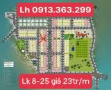 Suất ngoại giao LK8-25 lô góc Centre Ville Lương Sơn giá 23-26tr - sổ đỏ,dãy đẹp nhất DA