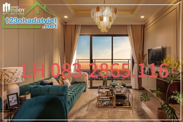 BÁN CĂN HỘ ĐẸP TẠI HÀ NỘI MELODY RESIDENCES DT,68M-145,2NPN,3PN,GIÁ 4TY TRÊN XÍU - 2