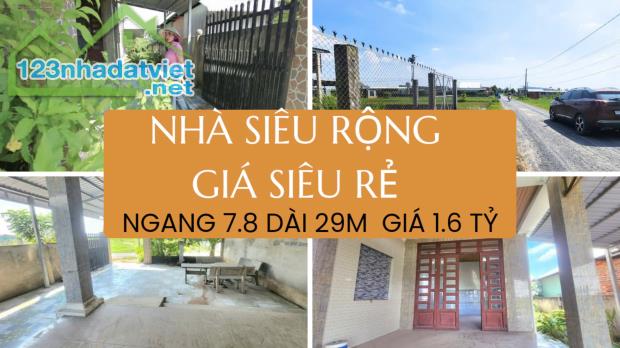 Nhà vườn cấp 4 siêu rộng 217 m2 giá 1.6 tỷ Đức Hòa Long An - 5