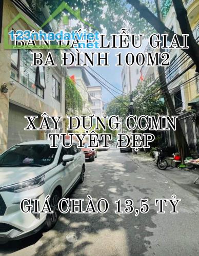 BÁN ĐẤT LIỄU GIAI BA ĐÌNH 100M2-MT 5,8M-GIÁ CHÀO 13,5 TỶ-THƯƠNG LƯỢNG