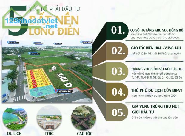 Còn trống lô đất full thổ cư gần biển Phước Hải giá dưới 1tỷ5 đáng để ở và đầu tư - 5