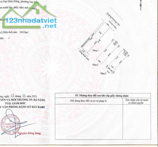 Mình cần bán căn nhà 3 tầng mặt tiền Dương Lâm , Quận Sơn Trà , TP. Đà Nẵng ⭐⭐⭐⭐⭐ - 2