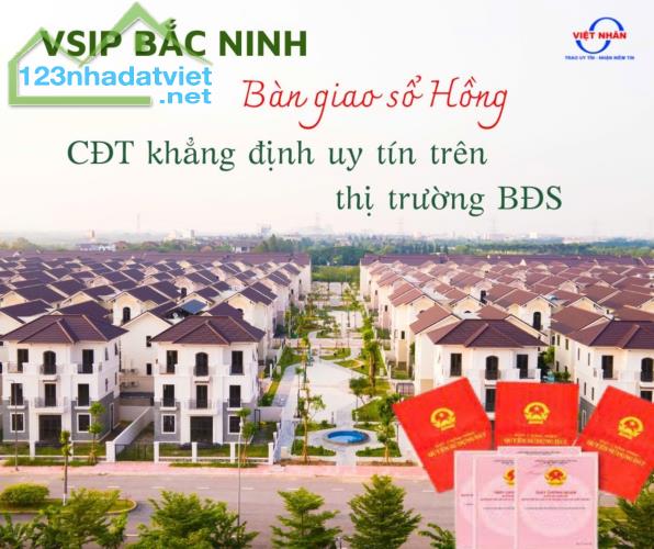 Bảng hàng chính chủ Khi Đô Thị CENTA VSIP - T.P Từ Sơn - 3