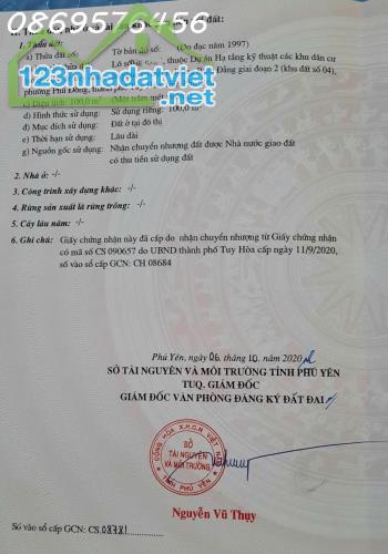 BÁN ĐẤT NỀN NGAY SÂN BAY TP.TUY HOÀ - PHÚ YÊN