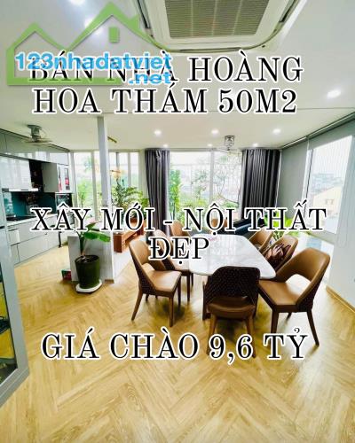 BÁN NHÀ HOÀNG HOA THÁM XÂY MỚI 50M2-MT 6,5M-5 TẦNG-GIÁ CHÀO 9,6 TỶ