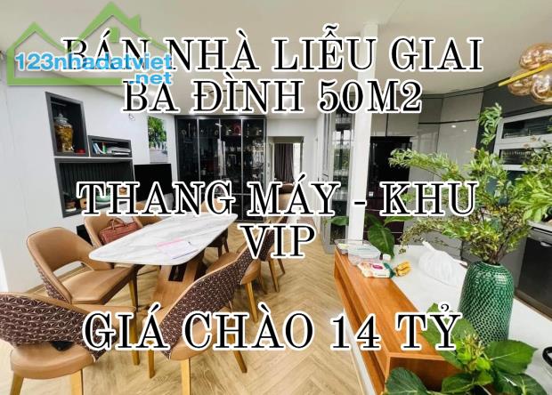 BÁN NHÀ LIỄU GIAI BA ĐÌNH 50M2-6 TẦNG THANG MÁY-MT 5M-GIÁ CHÀO 14 TỶ-THƯƠNG LƯỢNG - 5