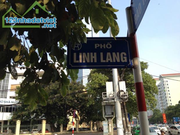 Bán gấp mặt phố Linh Lang 80m2, mặt tiền 5m đầu tư, cho thuê dòng tiền 21,8 tỷ Ba Đình