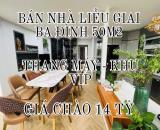 BÁN NHÀ LIỄU GIAI BA ĐÌNH 50M2-6 TẦNG THANG MÁY-MT 5M-GIÁ CHÀO 14 TỶ-THƯƠNG LƯỢNG