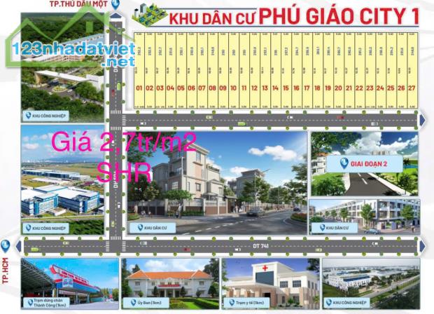 ÁN ĐẤT PHÚ GIÁO CỰC RẺ GẦN 4 KCN LỚN. GIÁ 3TR/M2