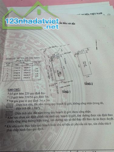 --Bán nhà phường 9 Tân Bình, góc 2 mặt tiền HXH 220/56 Âu Cơ; 4x10 - 2