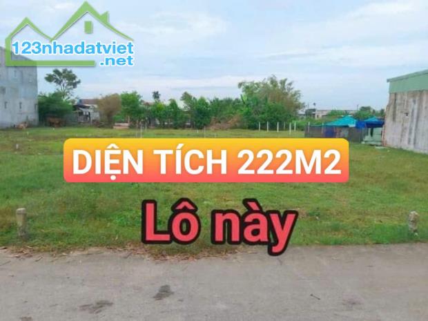 BÁN GẤP LÔ ĐẤT 222M2 - 1 TỶ350TR -ẤP MỚI 1-MỸ HẠNH NAM-ĐỨC HÒA-LONG AN.