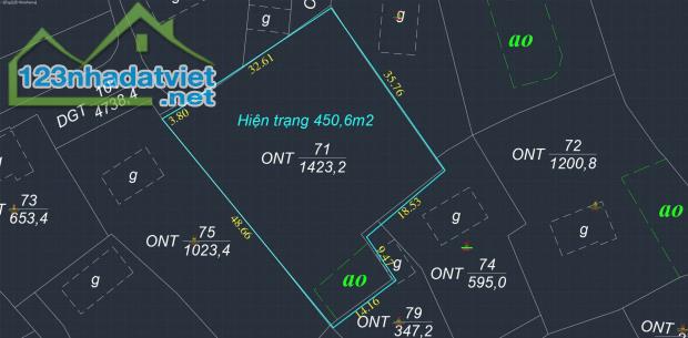 Bán đất nhà xưởng thôn Na Sơn, Hồng Kỳ, Sóc Sơn, Hà Nội. DT 1420m2, giá 5x triệu - 2