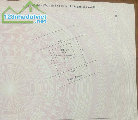 BT ĐƠN LẬP- P. ĐỖ NHUẬN - SIÊU SẢN PHẨM ĐẦU TƯ - TÀI SẢN ĐẲNG CẤP HÀNG ĐẦU TÂY HỒ TÂY. - 2