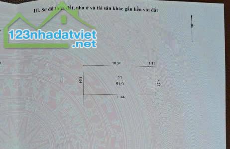 Bán nhà mặt phố Trần Nguyên Đán, gần đường vành đai 2.5 - Sổ đỏ chuẩn 52m x MT4,6m - Vị - 2