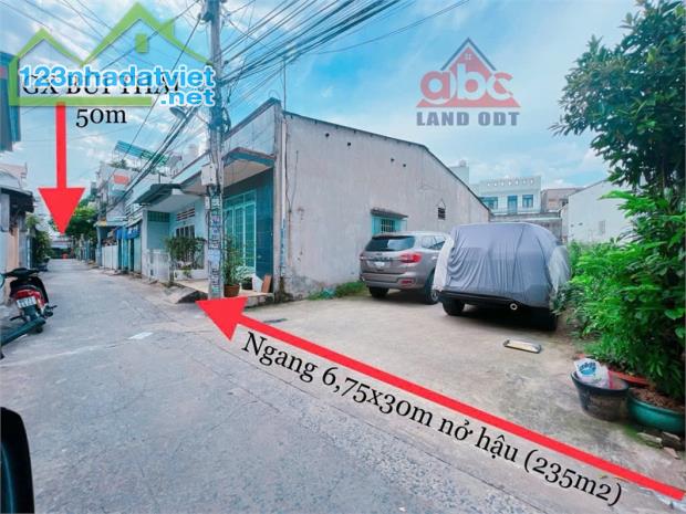 HN273 lô đất đẹp gần Giáo xứ Bùi Thái, tam hòa. DT 235m2 với mặt tiền 6.75m - 2