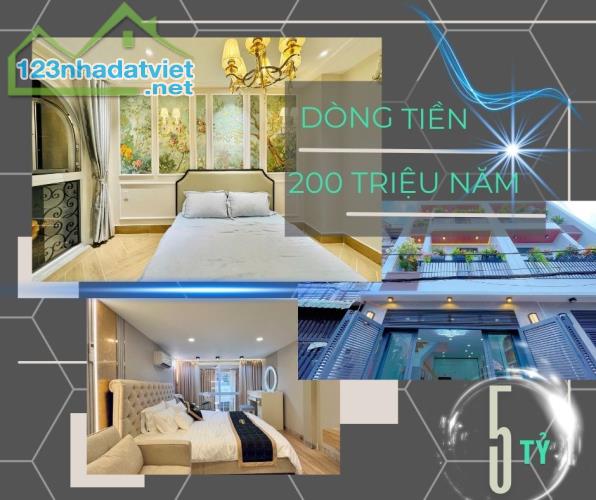 Bán nhà quận tân bình,45m2,1 trệt 2 lầu,Full NT,thu nhập 200tr năm,ở vòng xoay Lăng Cha Cả