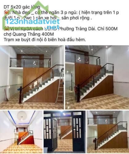 Bán căn nhà Khu phố 3A. Phường Trảng Dài. Biên Hòa - 3