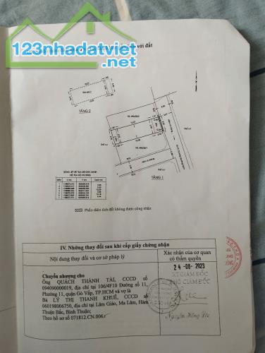 Bán đất 496/25/ Dương Quảng Hàm, P.6, Gò Vấp: 4 x 14, giá 5,8 tỷ.