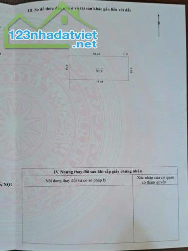 BÁN MẶT PHỐ TRẦN NGUYÊN ĐÁN KĐT ĐỊNH CÔNG 52M 4T MẶT TIỀN 4,5M – NHỈNH 25TỶ_ LH 0795986686 - 2