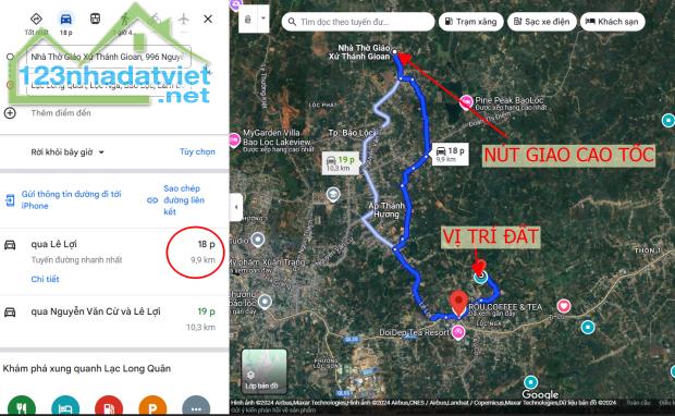 Bán đất Bảo Lộc.DT 1546m2 (có thổ cư).Cách QL.20 chỉ 1,8km.View siêu đỉnh.Hạ Giá Shock