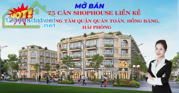 Hot! Bán căn góc ngoại giao trục chính dự án Hồng Bàng Midtown Hải Phòng giá tốt