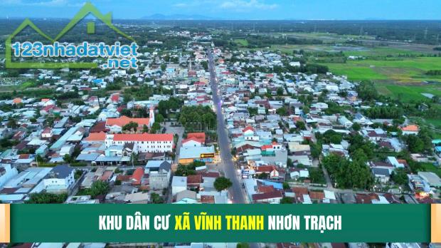 Bán thửa đất Thổ Cư DT 151m2 tại Xã Vĩnh Thanh Nhơn Trạch.