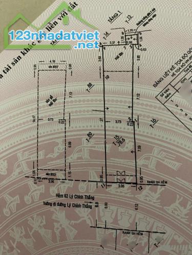 gấp! nhà hẻm xe hơi 6m Lý Chính Thắng 4x21m, 2 tầng. giá 13,2 tỷ - 1