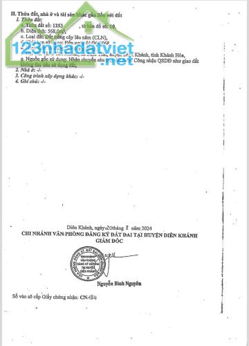 Bán đất vườn Suối Tiên giá rẻ đường thông gần Hương Lộ 39 - phù hợp đất ở - 3