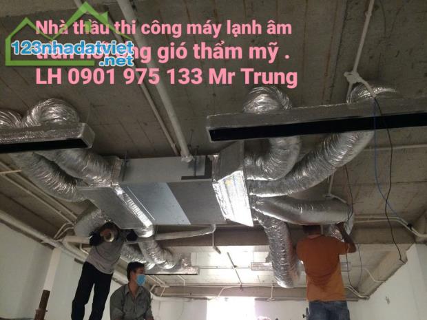 Cung cấp và thi công lắp đặt trọn gói máy lạnh âm trần nối ống gió thẩm mỹ