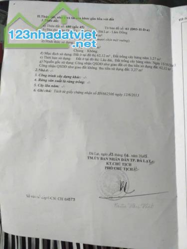 NHÀ ĐẸP - GIÁ TỐT - Cần Bán CĂN NHÀ Tại Tại Hẻm 122, Đào Duy Từ, phường 4, tp Đà Lạt, Lâm - 1