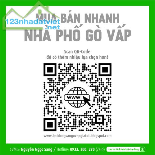 ✅ Bán nhà HXH Phan Huy Ích gần E-mart, 3 tầng, 84m2 – Giá cực rẻ: 5.7 tỷ - 1