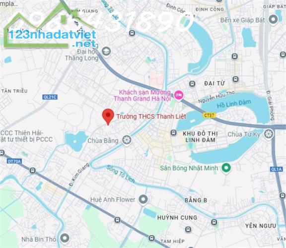 SOS ! Bán 225m2 đất mặt phố Thanh Liệt - Thanh Trì -HN Giá nhỉnh 9 Tỷ - 1