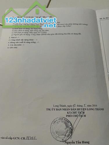 CHÍNH CHỦ CẦN BÁN ĐẤT và DÃY PHÒNG TRỌ Ở XÃ TAM AN - H. LONG THÀNH - ĐỒNG NAI.