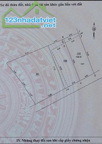 ĐƯỜNG XE TĂNG - KHU VỰC PHÁT TRIỂN, MUA ĐƯỢC LÀ THẮNG - 3 TỶ 730 TRIỆU - 100,8M2 - ĐẤT LỆ - 3