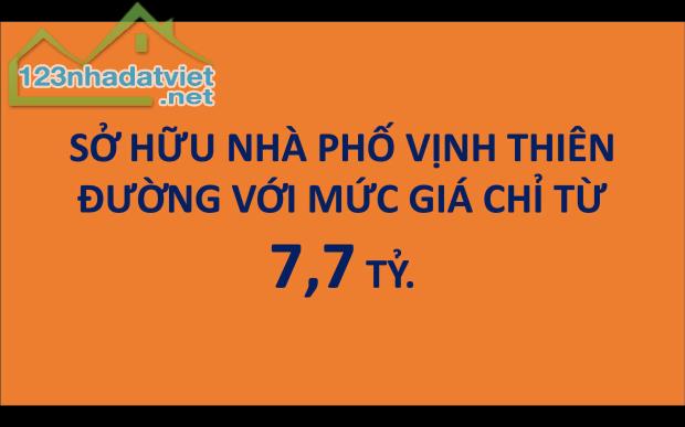 BÁN BIỆT THỰ LIỀN KỀ PHÂN KHU VỊNH THIÊN ĐƯỜNG - VIN 3 - 1