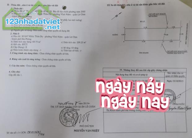 Bán nhà Khúc Thừa Dụ - Lê Chân, DT 91m 4 tầng, độc lập, sân cổng, tuyến 2 GIÁ 4.68 tỉ - 4