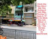 Chính Chủ Bán Nhà 2 Mặt Tiền Đường Lê Tuấn Mậu, Phường 13, Quận 6, TP Hồ Chí Minh