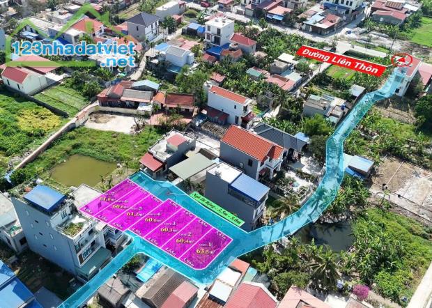 ✅✅✅ 7 lô Fo Hoa động  👉 Diện tích từ 60-63m2 👉 Ngõ Ôtô quay đầu tại đất