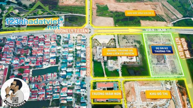 Cực HIẾM chỉ 8lô LK 2Mặt tiền Himlam Boulevard, hướng N công viên, kinh doanh hết nước - 3