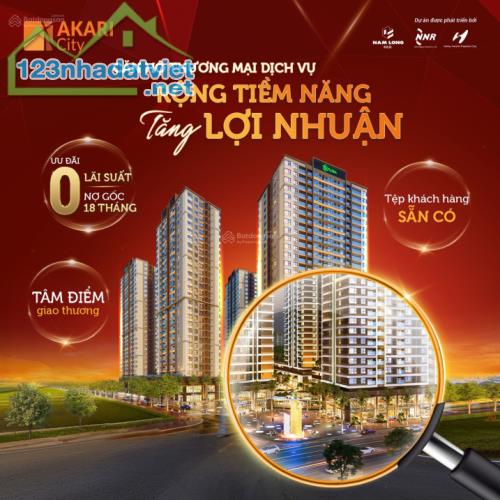 Cho thuê shophouse mặt bằng kinh doanh Akari Nam Long, Võ Văn Kiệt gần Quận 8, dân cư - 1