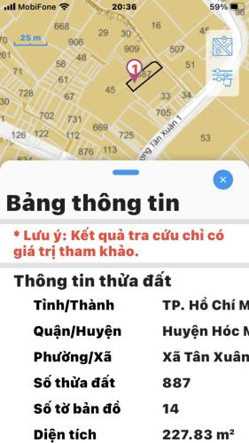 Lô Đất Gần UB xã Tân Xuân Đất rộng đẹp : 8 x 28m thổ cư 174m   2 - 2