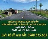 CHÍNH CHỦ BÁN ĐẤT SỔ SẴN SÁT BIỂN QUẤT LÂM GIÁ CHỈ TỪ 1,2TỶ/LÔ