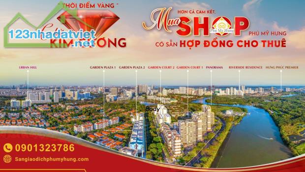 Bán shophouse dự án Riverside Residence Phú Mỹ Hưng ngay mặt tiền Nguyễn Lương Bằng Quận 7 - 4